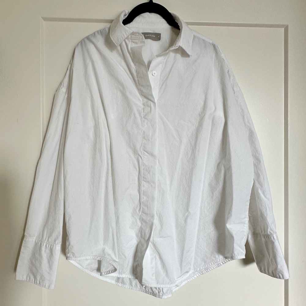 NWOT Everlane oversized Poplin shirt
